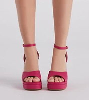 Major It Girl Chunky Platform Heels