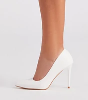 Desk-To-Date Pointed Toe Stiletto Pumps