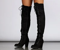 Center Stage Lace Up Boots