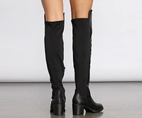 Can't Go 50/50 Over The Knee Boots