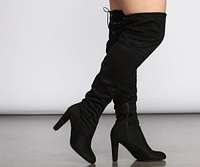 Forever Fall Wide Calf Thigh High Boots