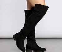 I Want It All 50/50 Wide Calf Boots