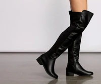 Chic And Sleek Over The Knee Boots