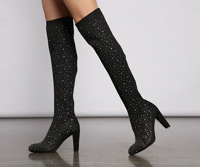 Like Magic Over The Knee Boots