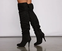 Essential Over the Knee Stiletto Heel Boots