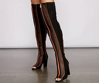 Trend Alert Over The Knee Block Heel Boots