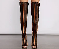 Trend Alert Over The Knee Block Heel Boots