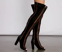 Trend Alert Over The Knee Block Heel Boots