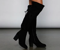 Over The Knee Faux Suede Boots