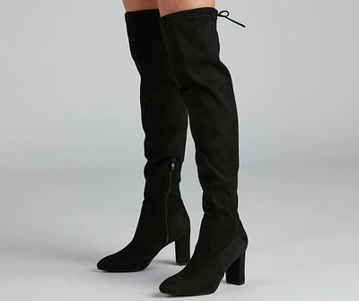 Classic Chic Faux Suede Boots