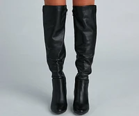 Western Vibes Faux Leather Boots