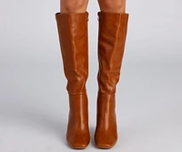 Walk It Out Style Faux Leather Boots