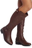Ride Out Style Faux Leather Boots