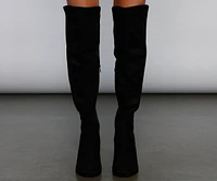 Trendsetter Knee-High Lug Boots