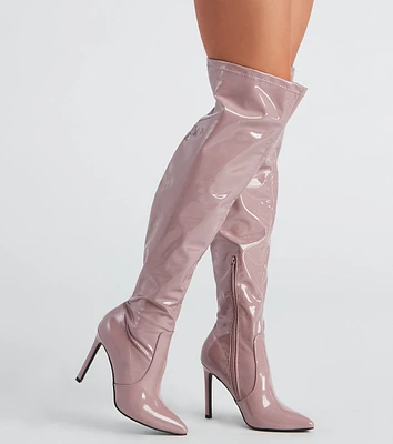 Sleek Goals Over the Knee Boots