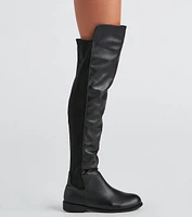 Walking Tall Over The Knee Boots