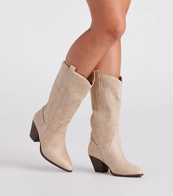 Country-Chic Cowboy Boots