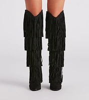 Shake It Off Fringe Cowgirl Boots