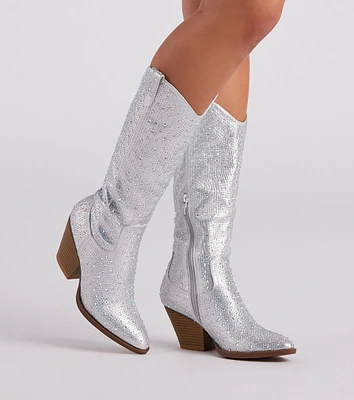 Country Diva Rhinestone Cowboy Boots