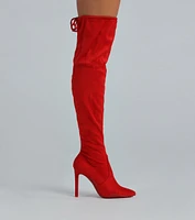 Heat Up The Night Over-The-Knee Stiletto Boots