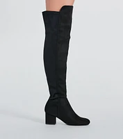 Style Staple Block Heel Over-The-Knee Boots