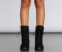 Sherpa Lined Combat Boots