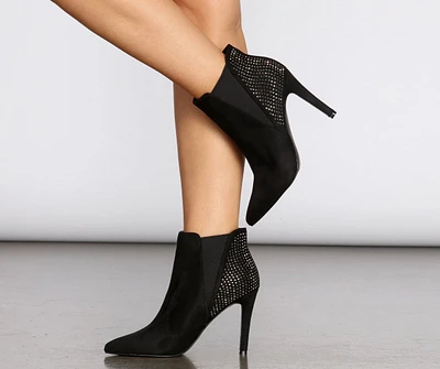 She's A Hard Hitter Stiletto Booties