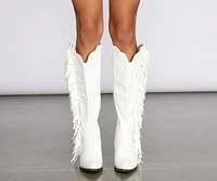 Scoot N' Boogey Fringe Cowboy Boots