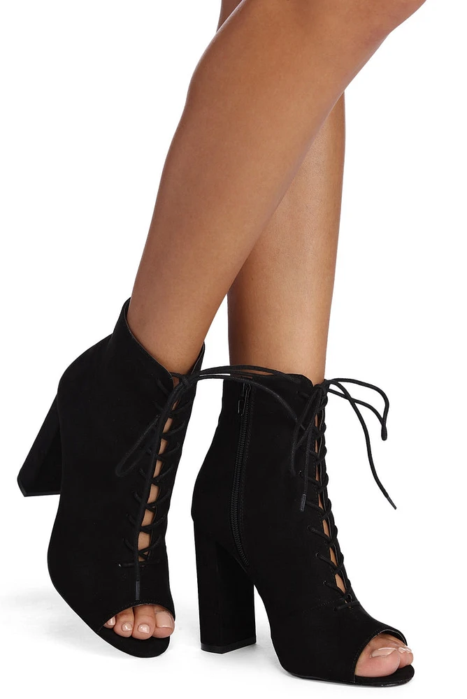 Level Up Lace Booties