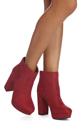 Statement Piece Platform Booties