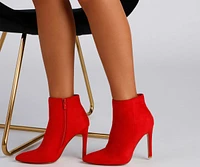 Sleek Style Pointed Toe Stiletto Booties