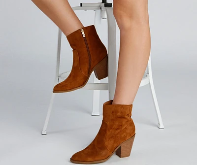 Short Stack Pointed Toe Booties
