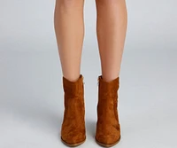 Short Stack Pointed Toe Booties