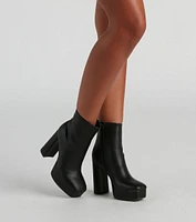 Made For The Drama Platform Booties