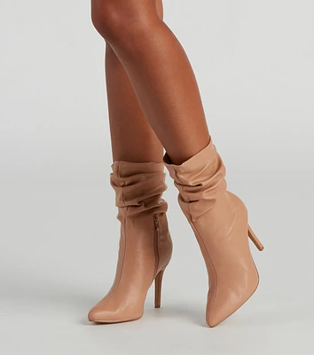 City Streets Slouch Stiletto Boots