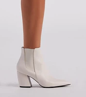 Classic Vibe Pointed Toe Booties