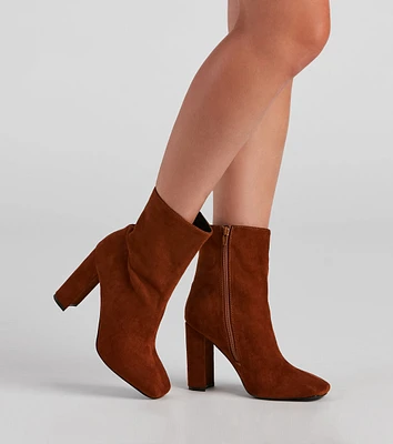 Fall For Faux Suede Booties