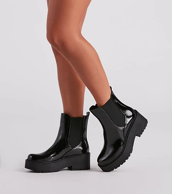 The Name Of Lug Patent Booties