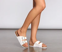 Well Grounded Double Buckle Sandals