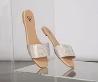 Reign Glam Rhinestone Slides