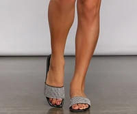 Glam Diva Rhinestone Sandals