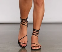 Strappy And Stylish Lace-Up Sandals