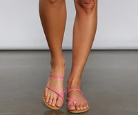 Sleek Straps Chic Sandals