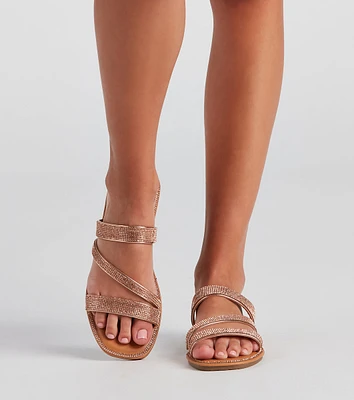 Perfect Sparkle Rhinestone Sandals