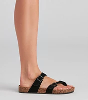 Catch Feels Dual Buckle Sandals