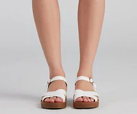 Comfort Level Criss-Cross Sandals