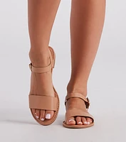 Weekend Mode Basic Strap Sandals