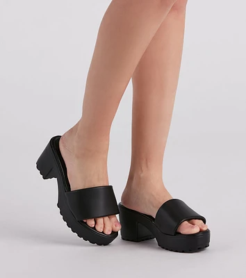 Total Trendsetter Chunky Platform Sandals