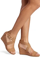 Wide Fit Strap Wedge Sandals