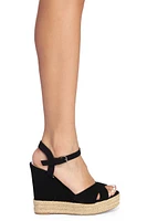 Buckle Up Espadrille Wedges